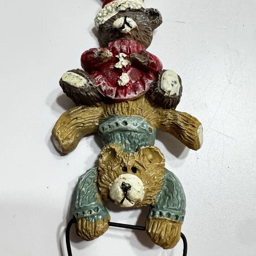 Kurt Adler Bear Collector Holiday Christmas ornament 8